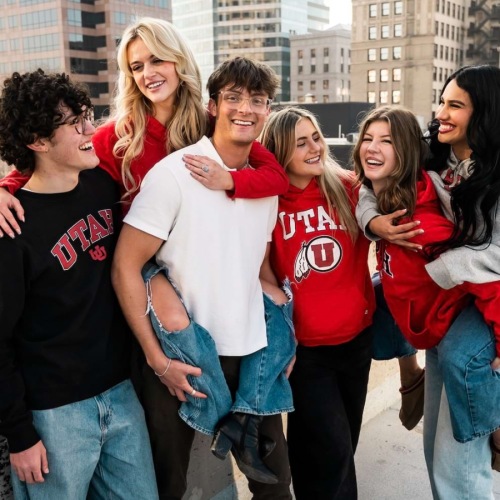 a group of students on a rooftop